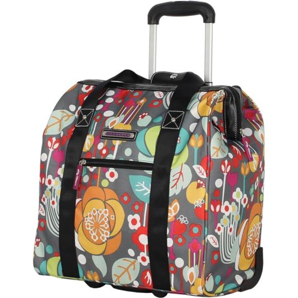 Lily Bloom Design Pattern Carry on Bag Wheeled Cabin Tote (Bliss)